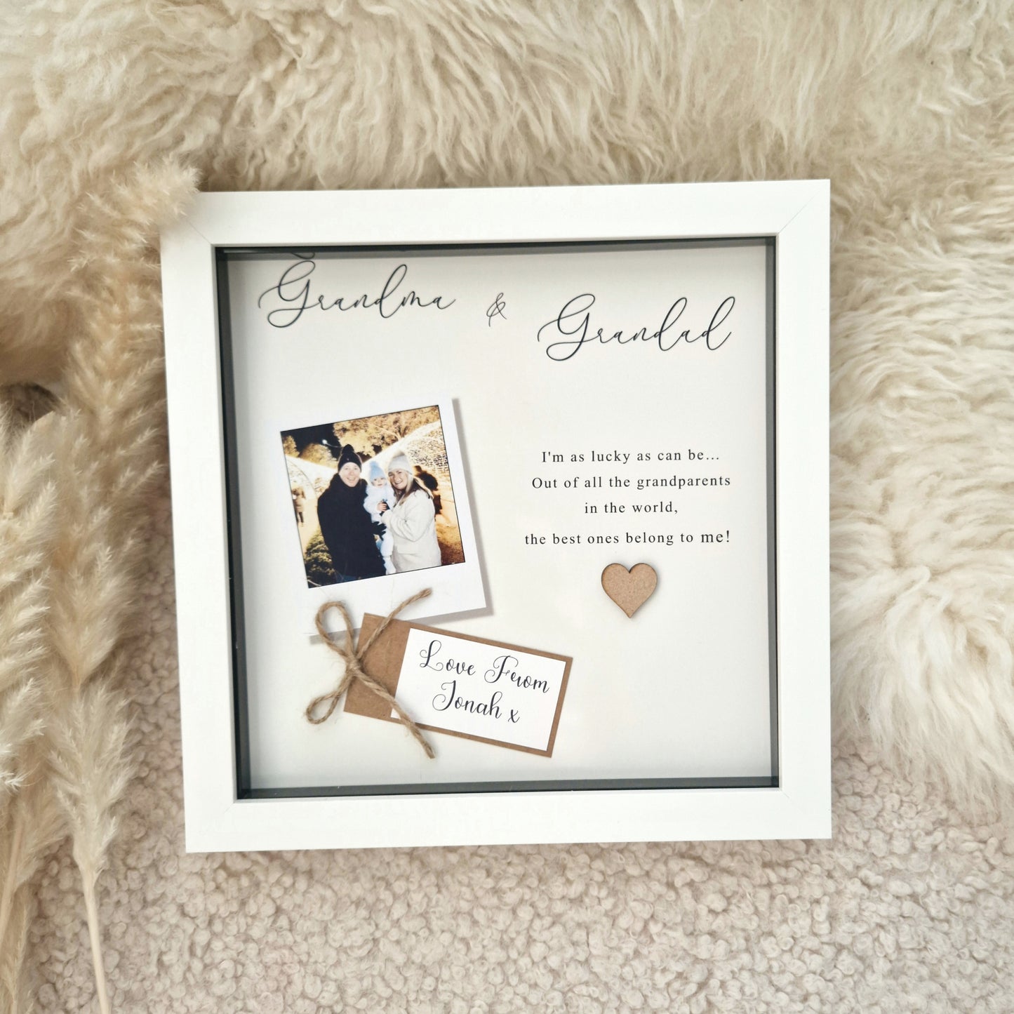 Personalised Grandma Grandad Frame