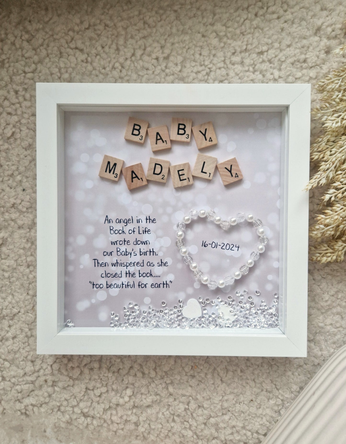 Baby Remembrance, Baby Memorial Frame