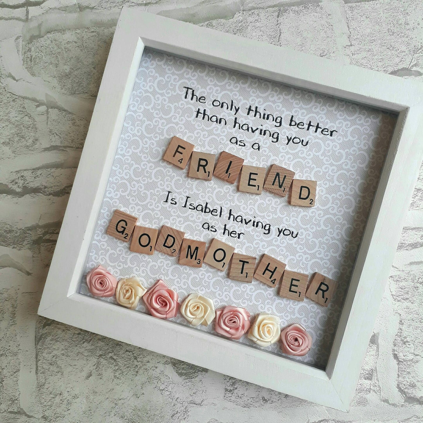 Godmother Frame, Gift For Godparents