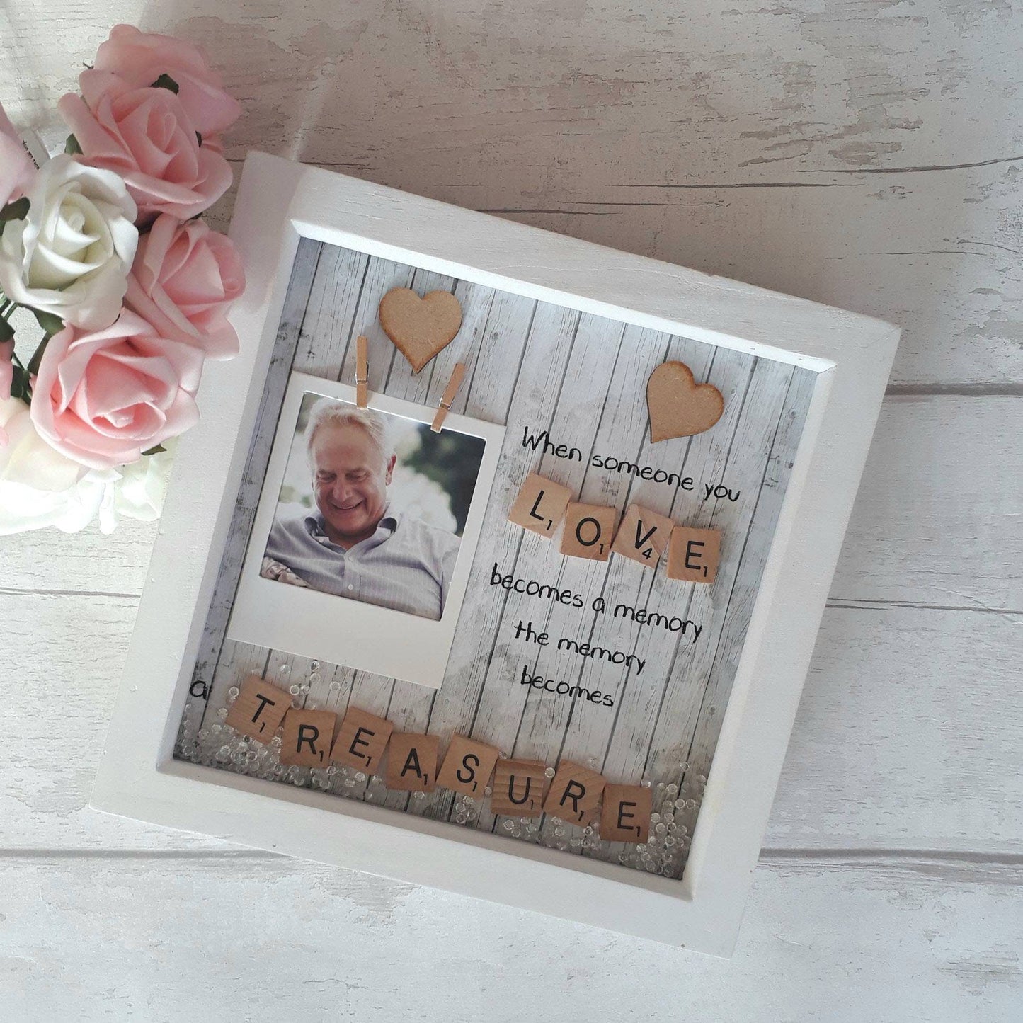 Memorial Frame, Condolence Gift, Treasured Memory