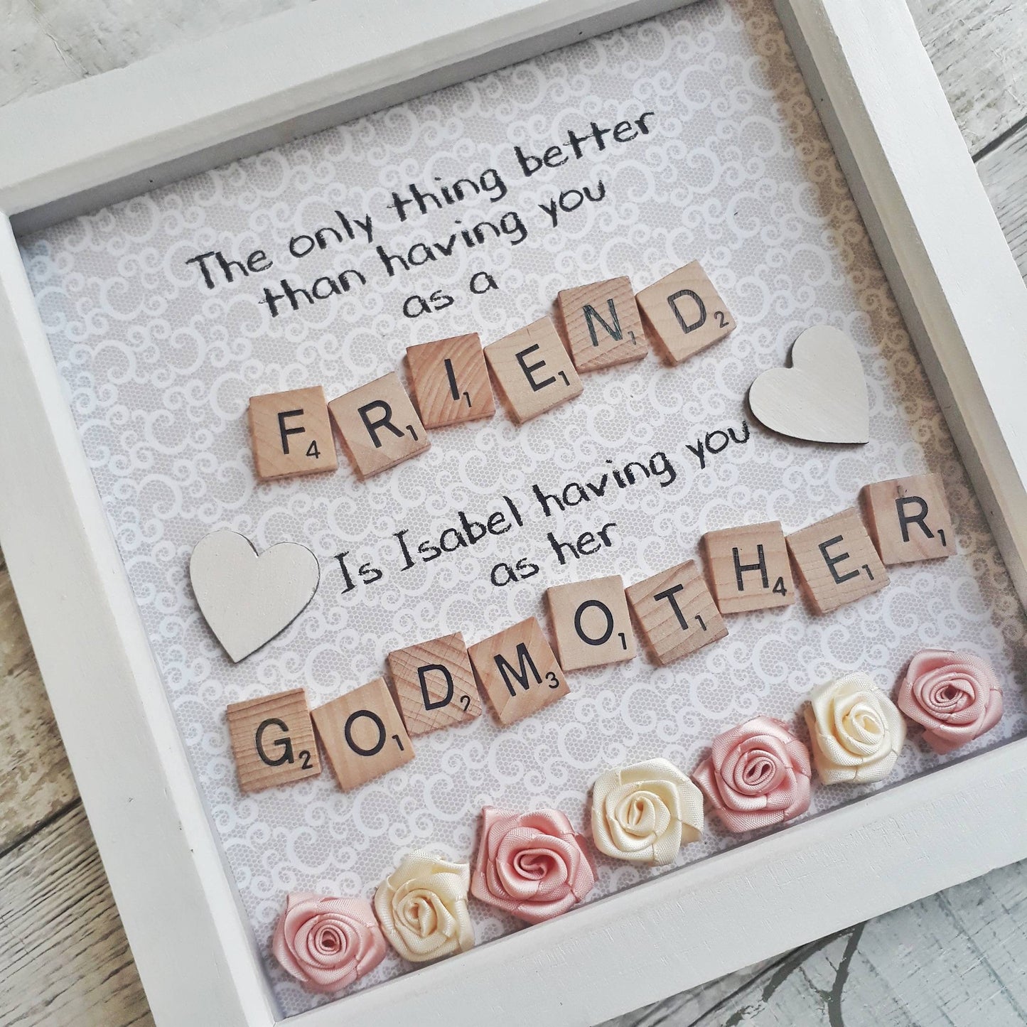 Godmother Frame, Gift For Godparents