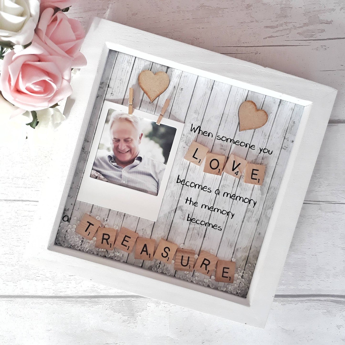 Memorial Frame, Condolence Gift, Treasured Memory