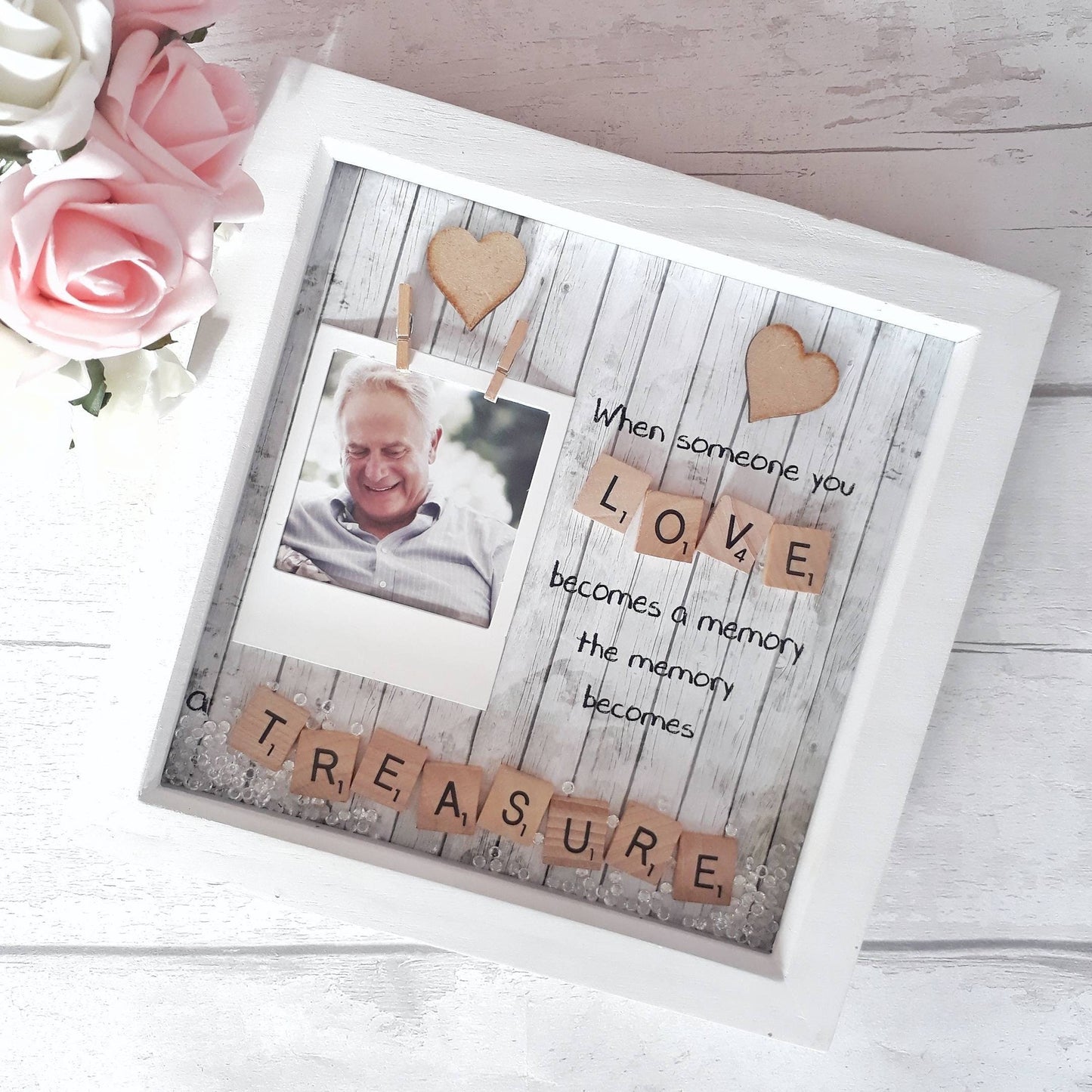 Memorial Frame, Condolence Gift, Treasured Memory