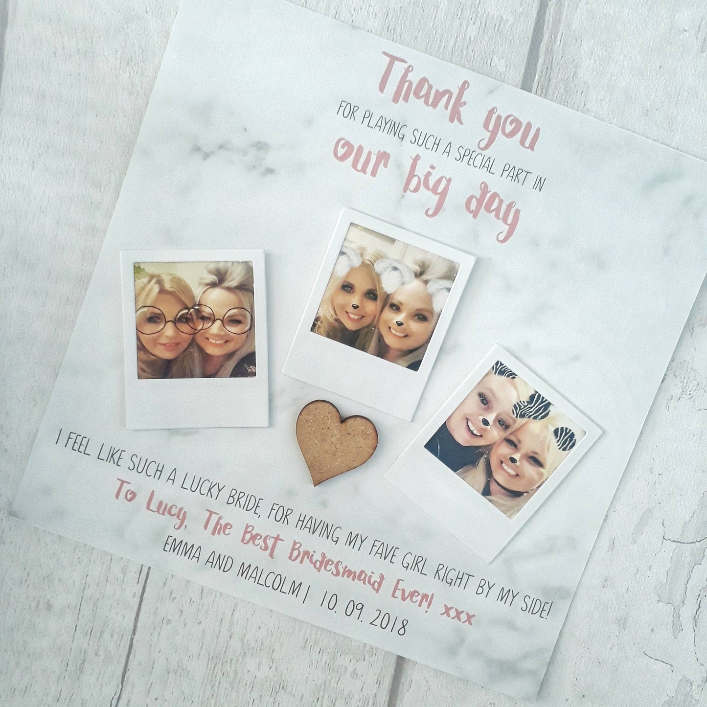 Bridesmaid Thank You Gift