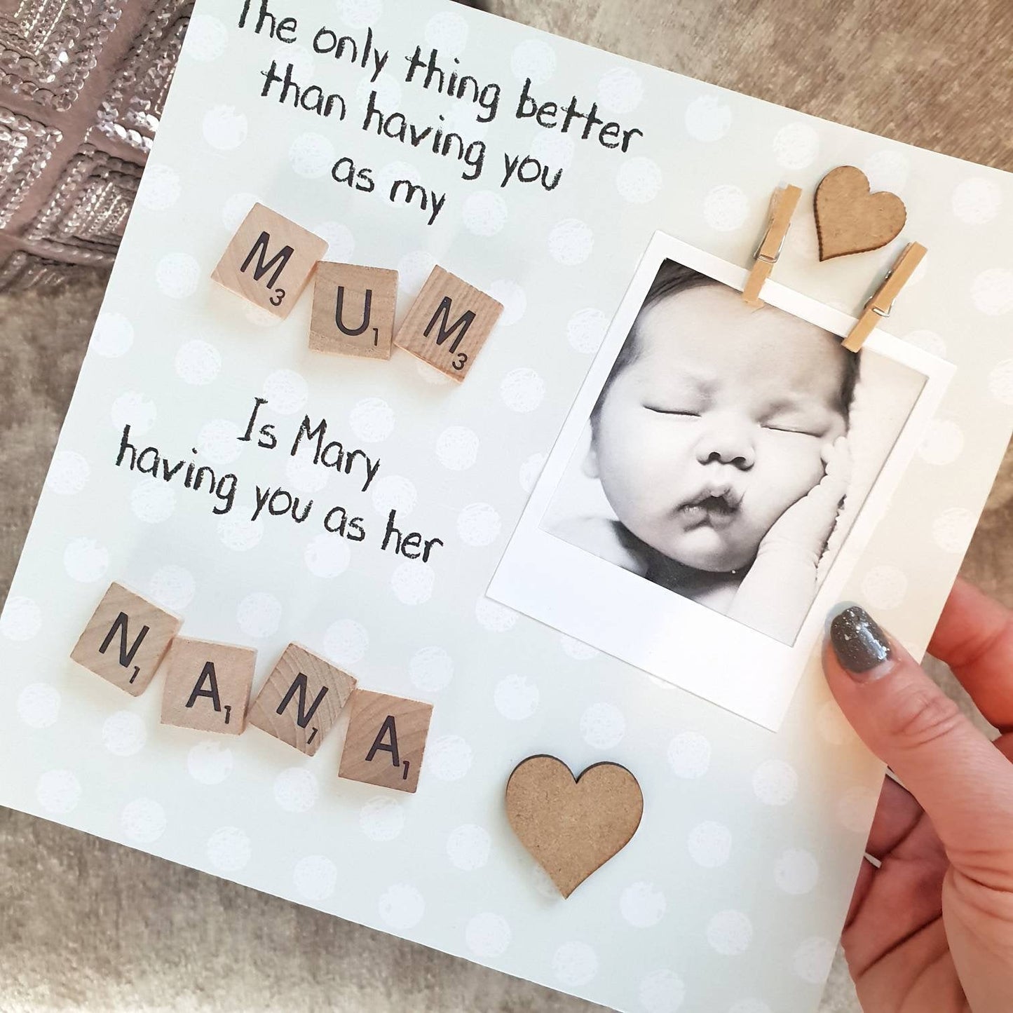 Grandma Frame | Nana Scrabble Art Frame.