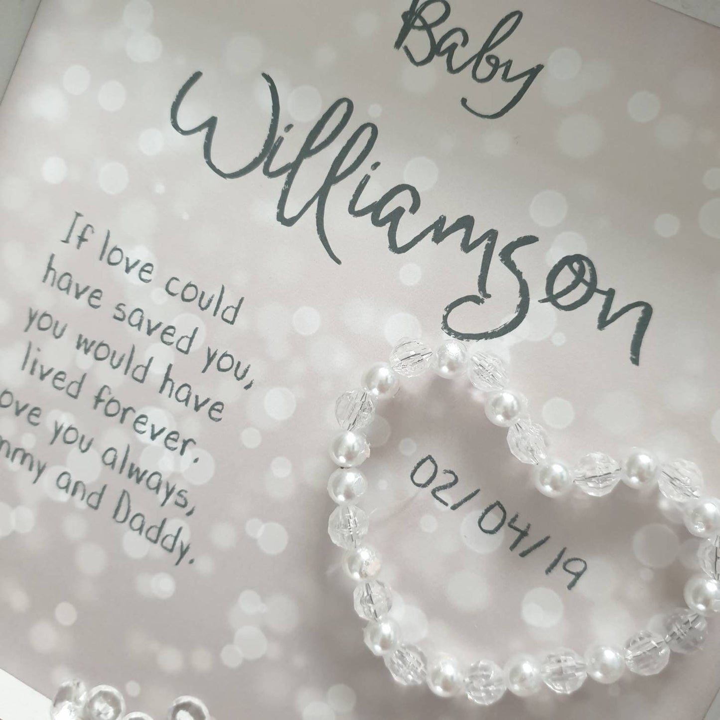 Baby Memorial Frame | Bereavement Gift.