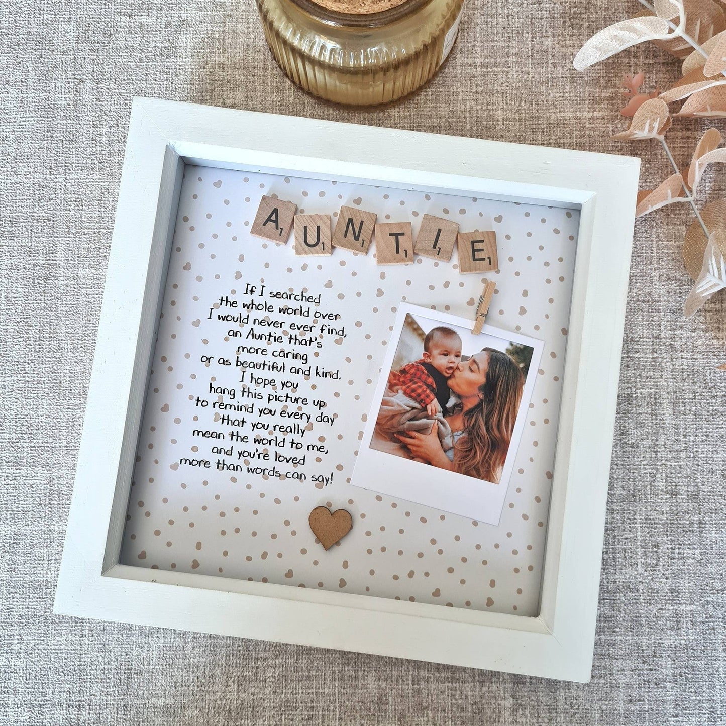 Personalised Auntie, Aunty frame