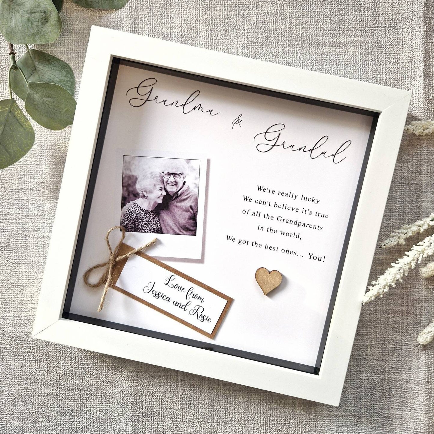 Personalised Grandma Grandad Frame