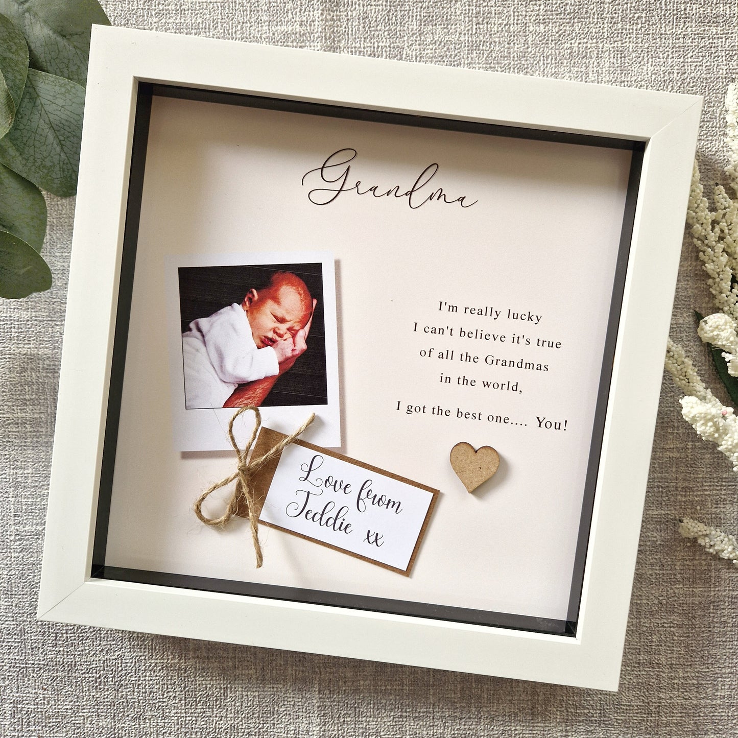 Personalised Grandma Frame. Grandmother Gifts