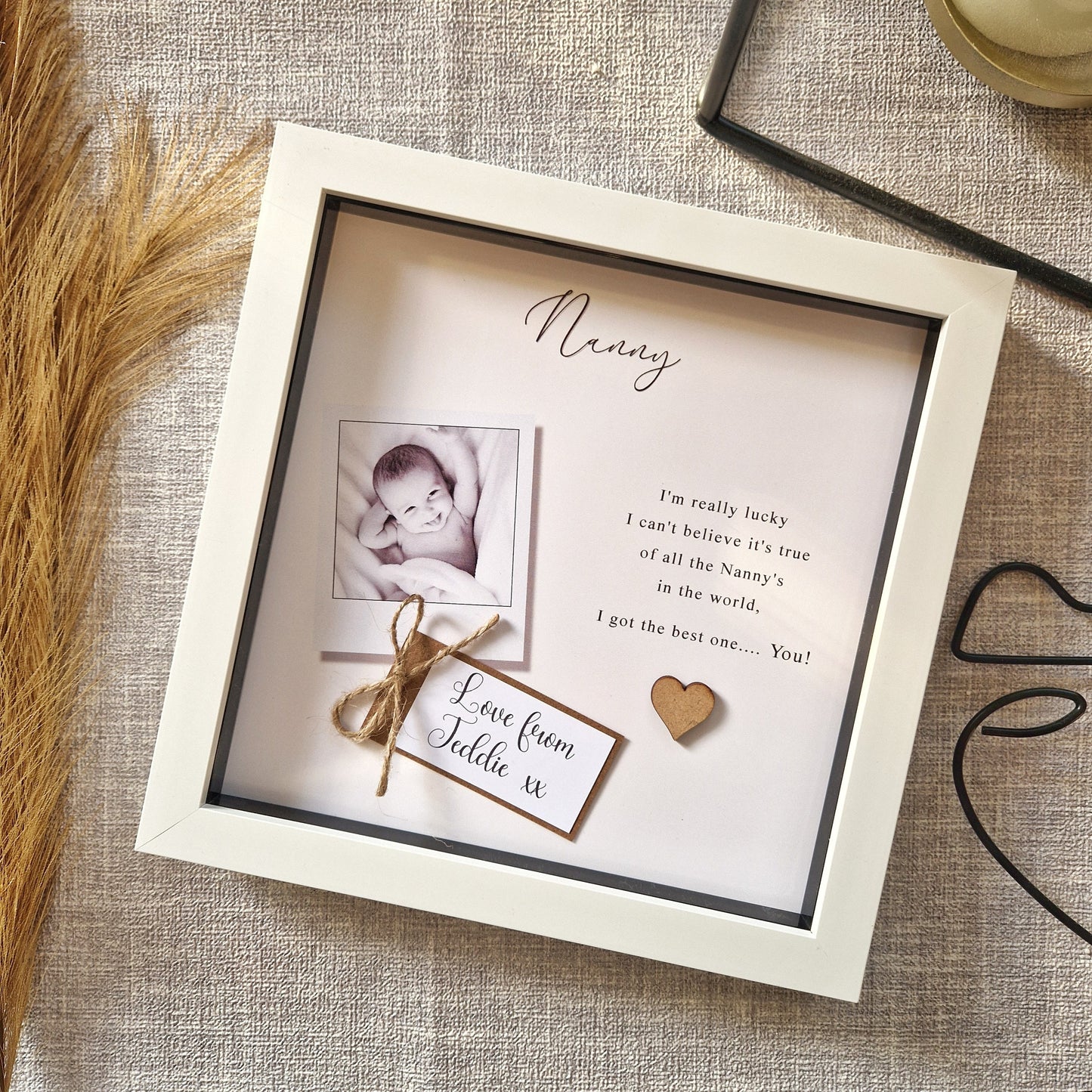 Personalised Nanny Frames. Nanny Gifts.