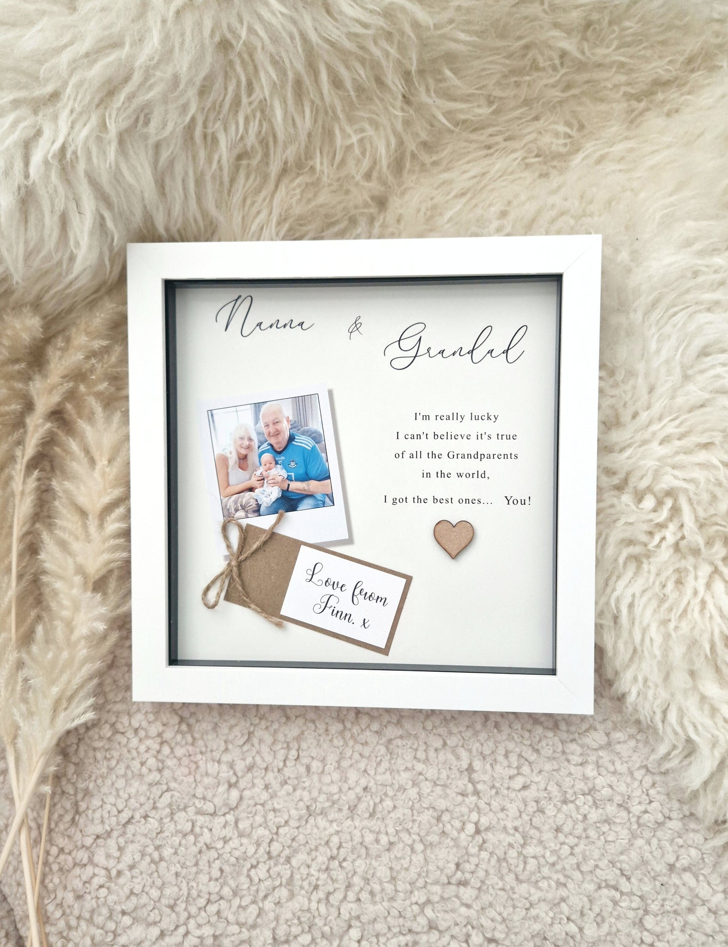 Personalised Grandma Grandad Frame