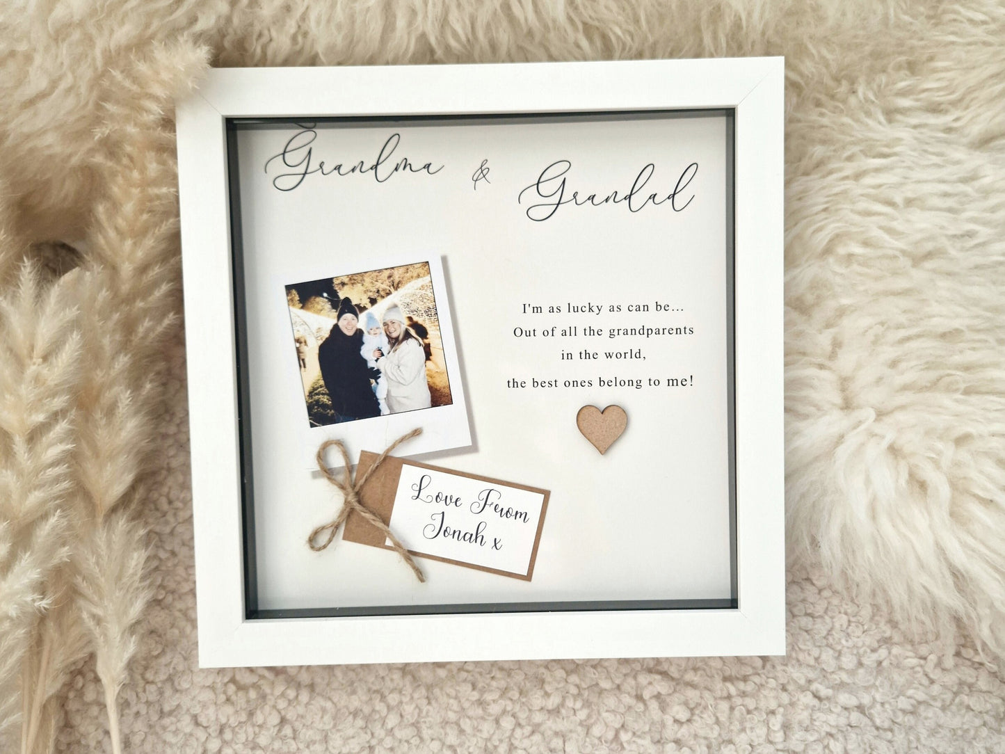 Personalised Grandma Grandad Frame