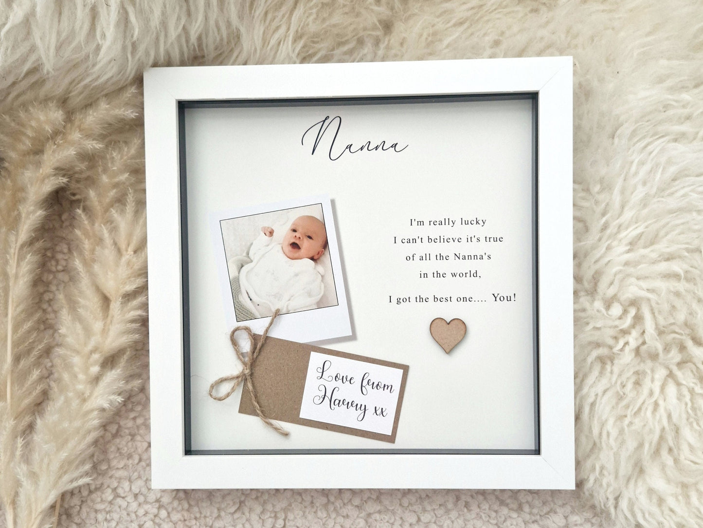 Personalised Nanny Frames. Nanny Gifts.