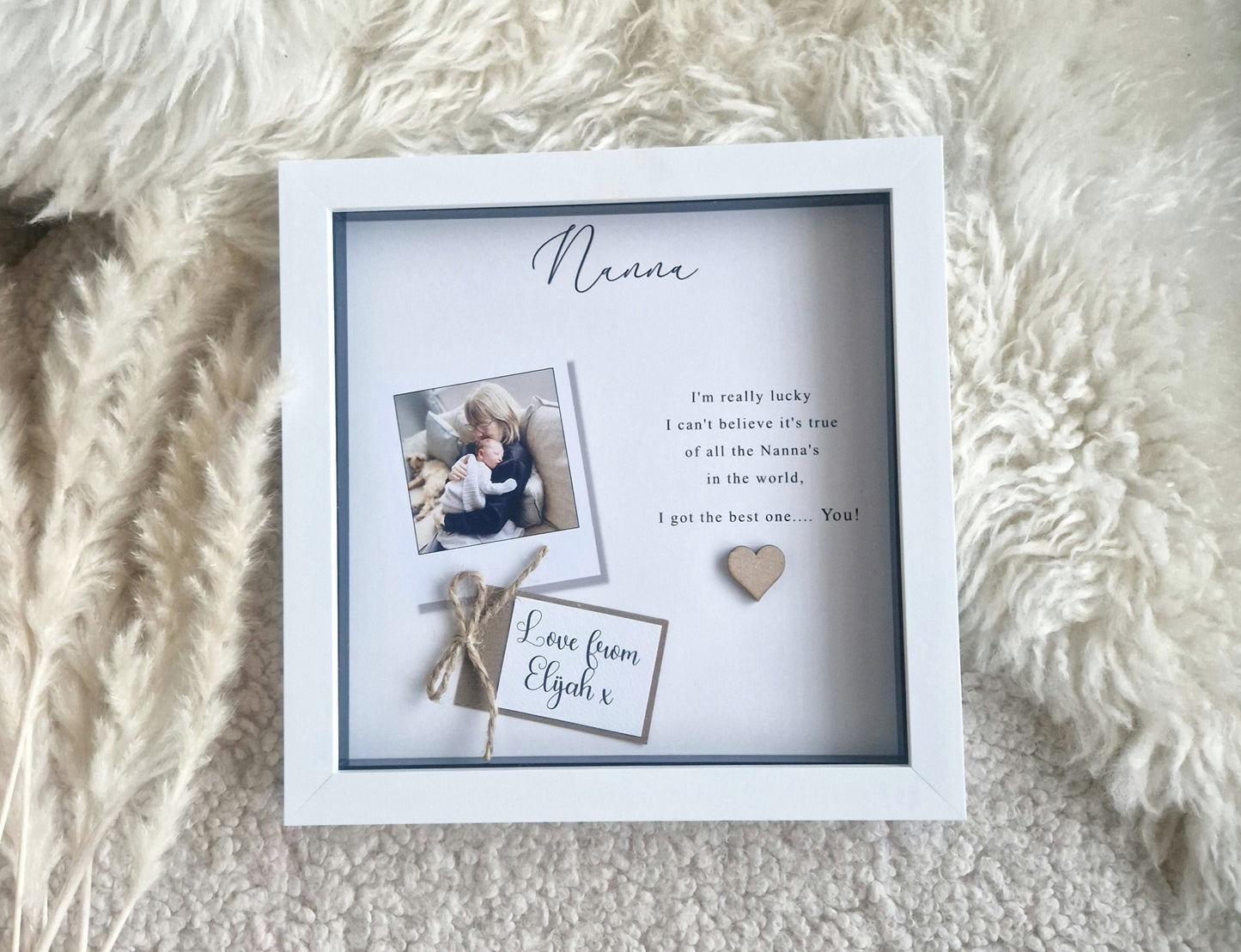 Personalised Nanny Frames. Nanny Gifts.