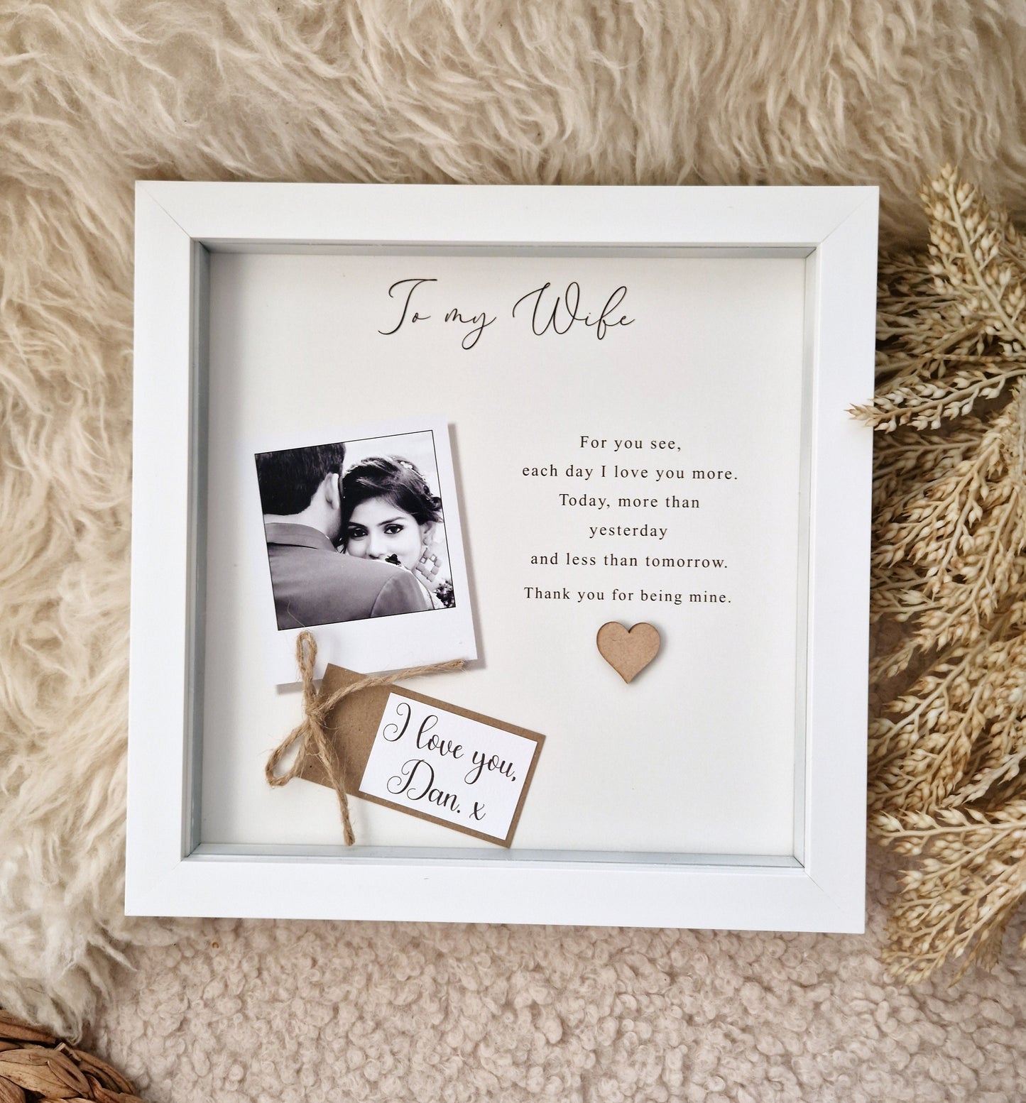 Personalised Valentines Gift for Wife