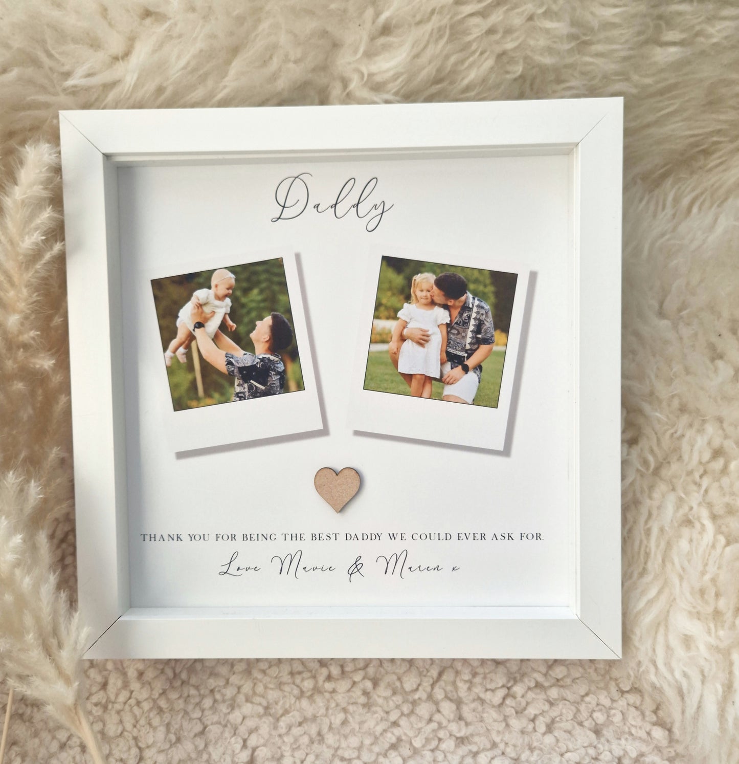 Personalised Dad Frame. Daddy Gifts.