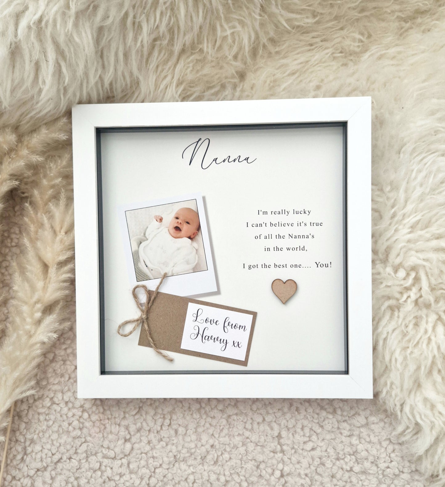 Personalised Nanny Frames. Nanny Gifts.