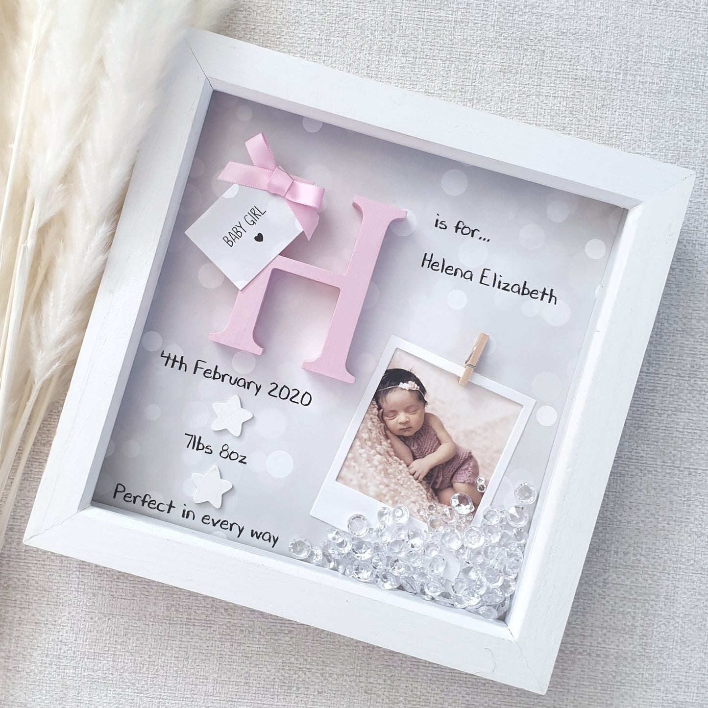 New Baby Gift, Baby Girl Gift – My Button Heart