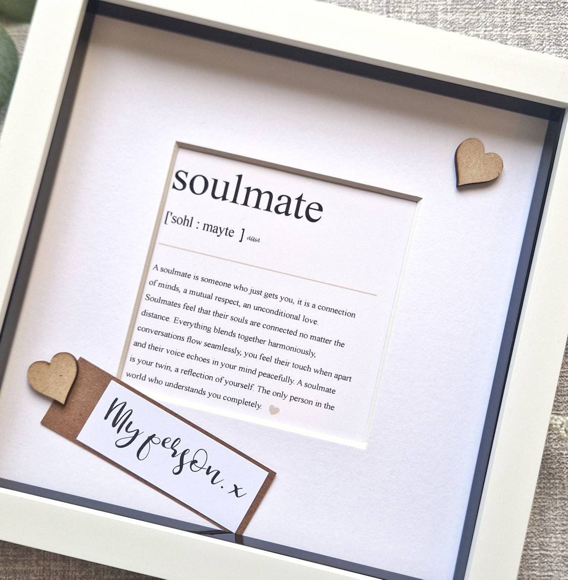 Personalised Soulmate Definition Gift