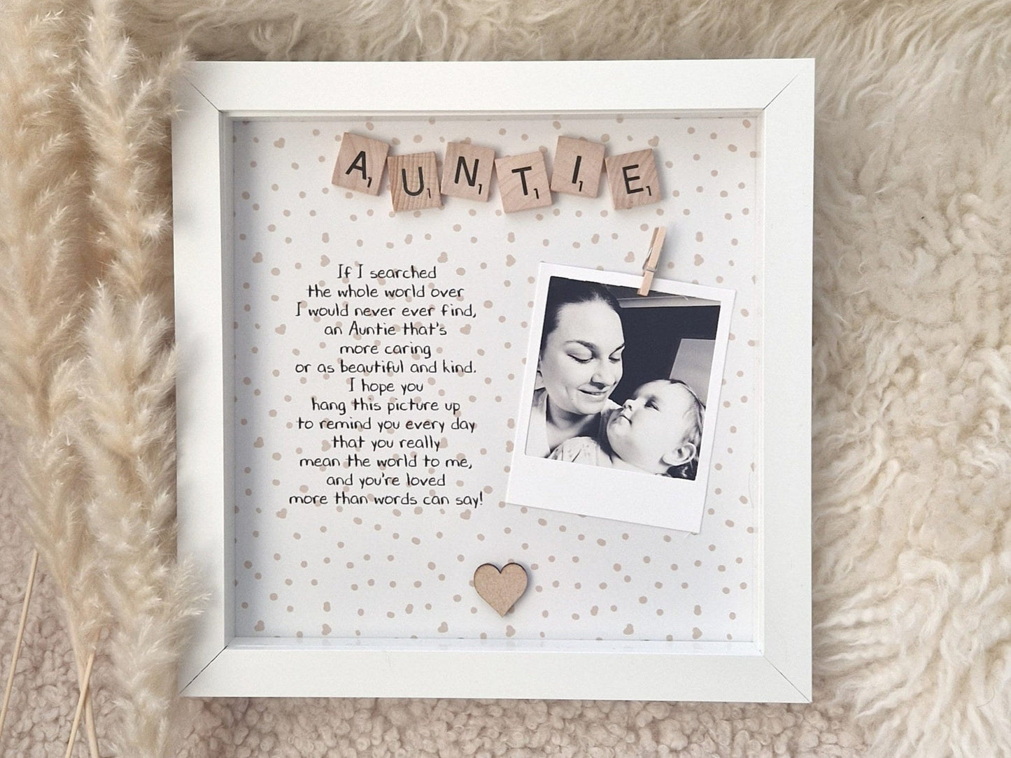 Personalised Auntie, Aunty frame