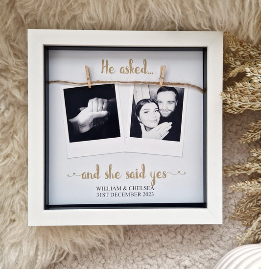 Personalised Engagement Photo frame gifts