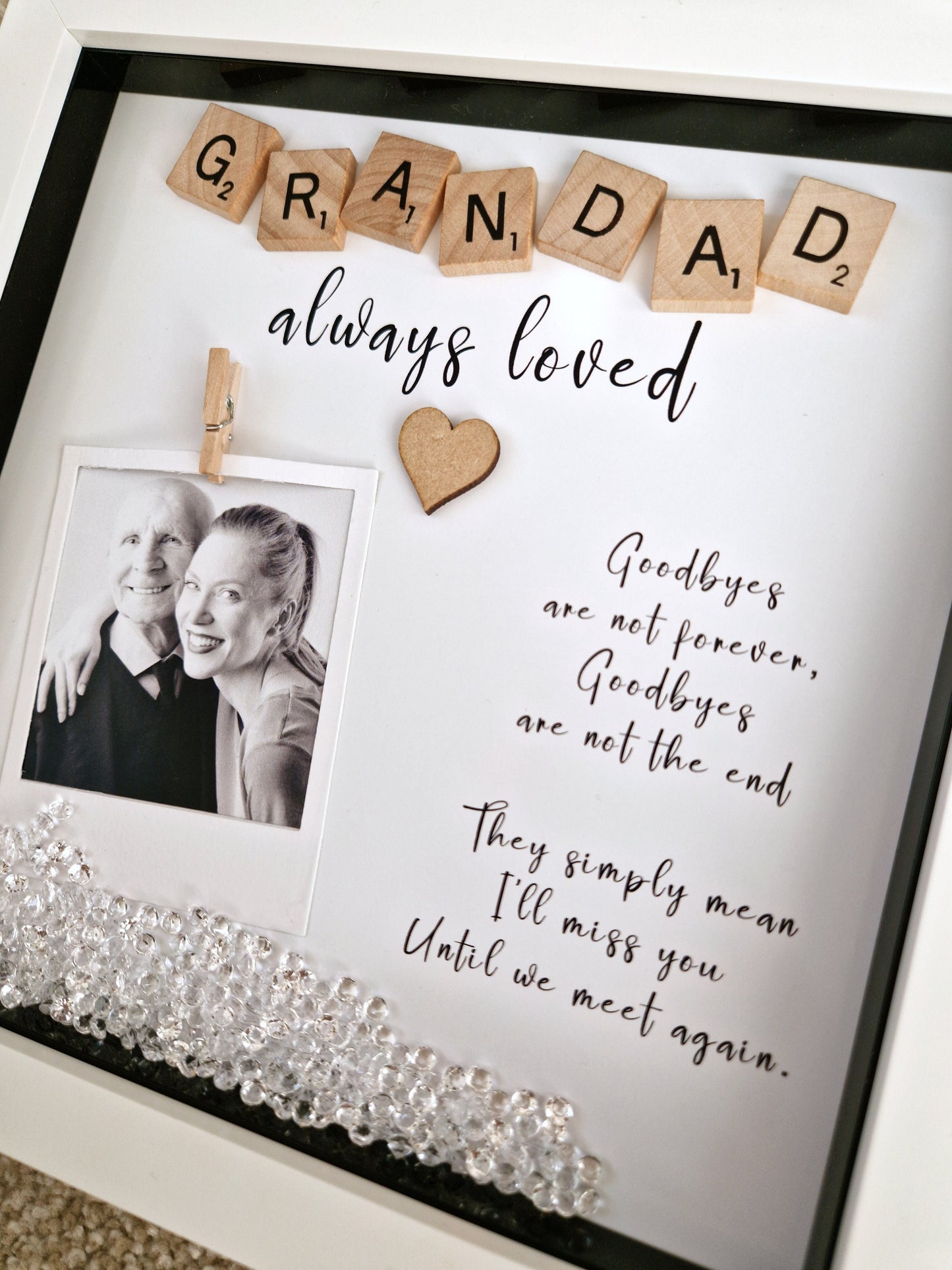 Always loved, Personalised Loss Photo frame
