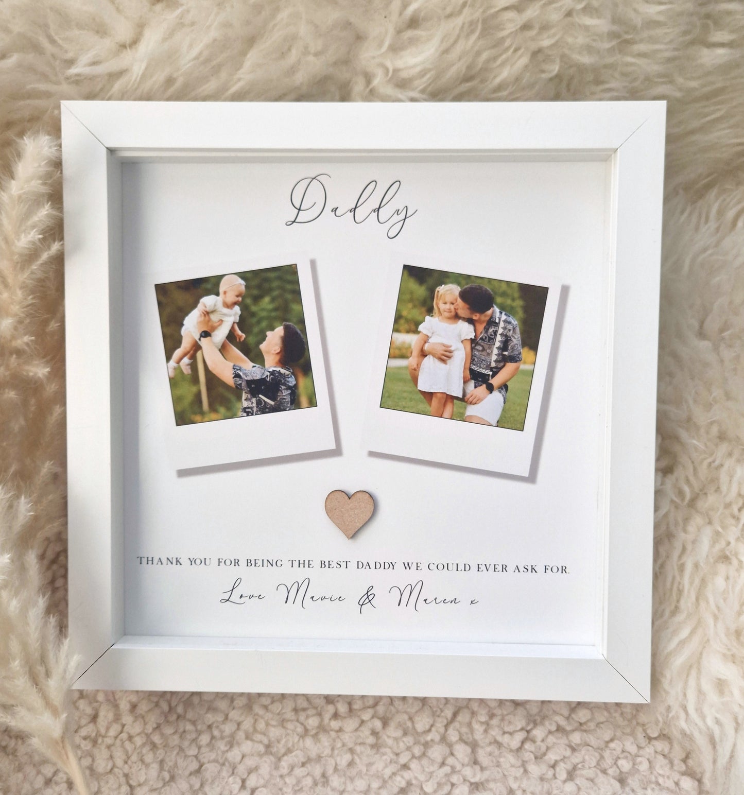 Personalised Dad Frame. Daddy Gifts.